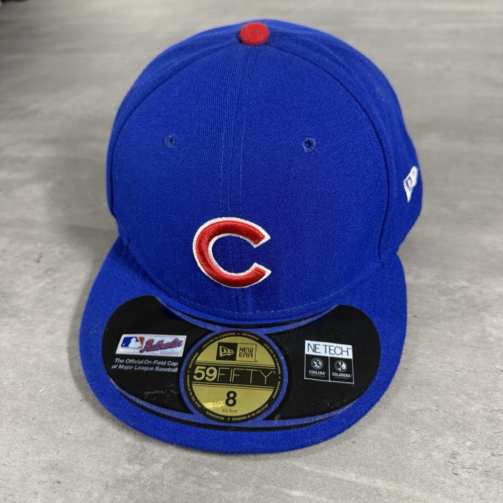 Vintage Chicago Cubs Hat New Era Cap 8 Home Jersey‎ Pack Cool Base Y2K Era 2000s